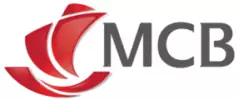 Logo Mauritius Commercial Bank (MCB), groupe bancaire panafricain, partenaire du CAVIE