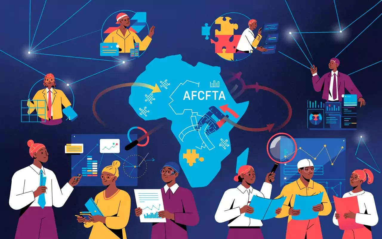 Pre-JAIE 2024 training session, certified program in African economic intelligence organized by ACCI