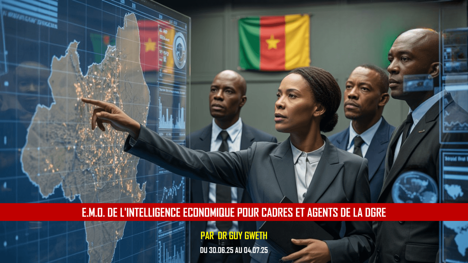 Certification ceremony of 50 intelligence professionals by ACCI with the DGRE of Cameroon