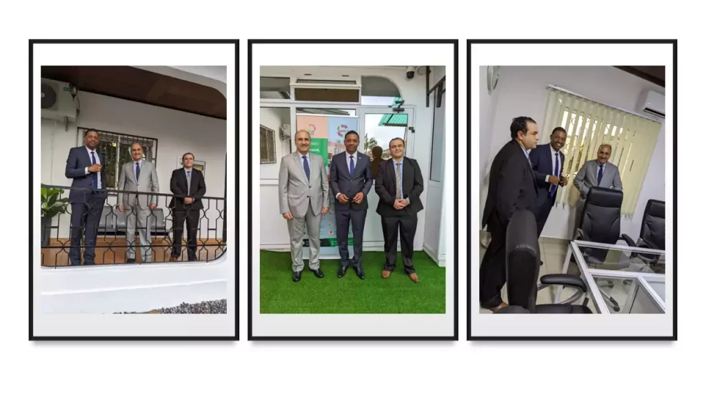 The Ambassador and the First Secretary of the Tunisian Embassy in Cameroon visit the ACCI headquarters