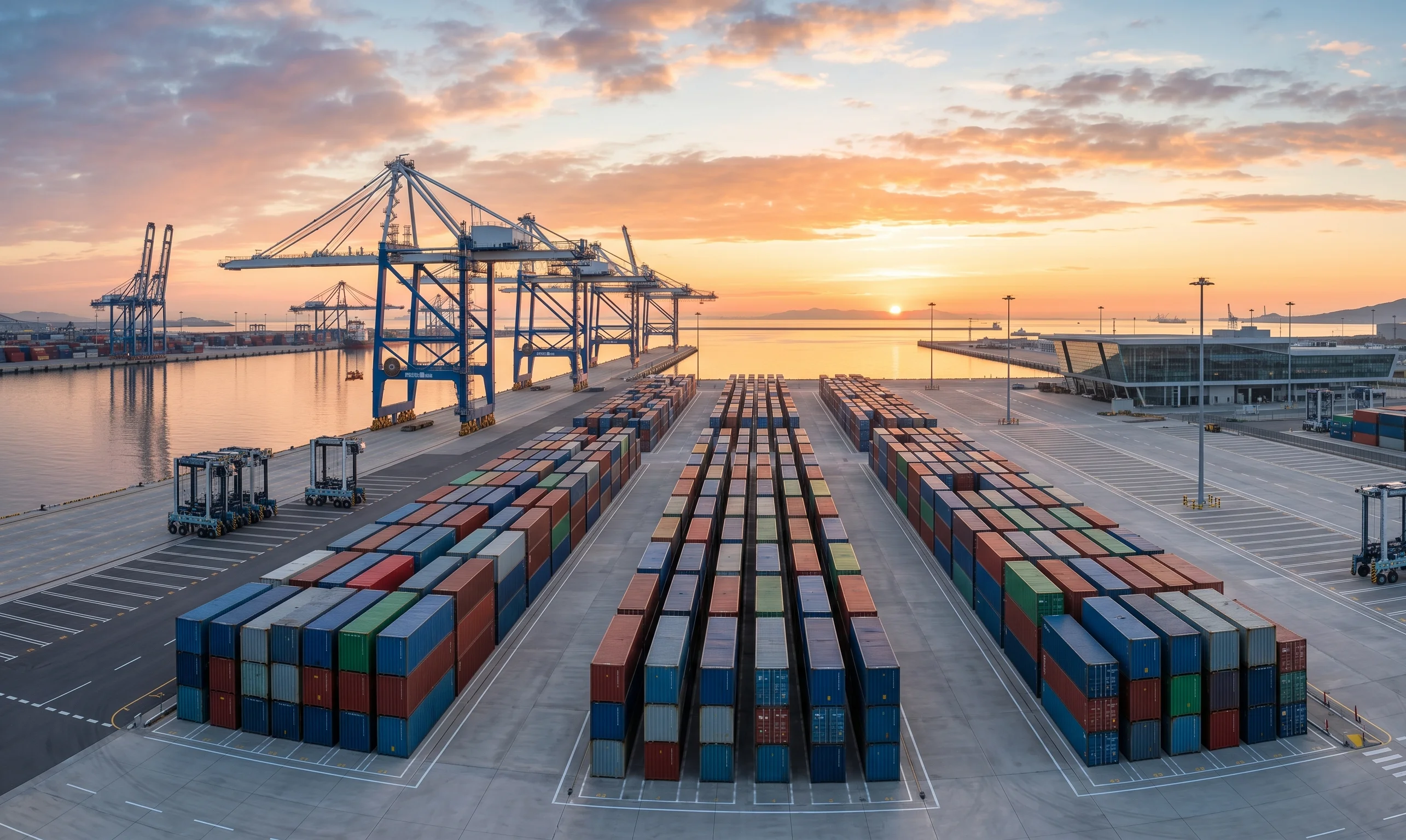 Port commercial africain, illustration de la ZLECAf et de l'intelligence économique