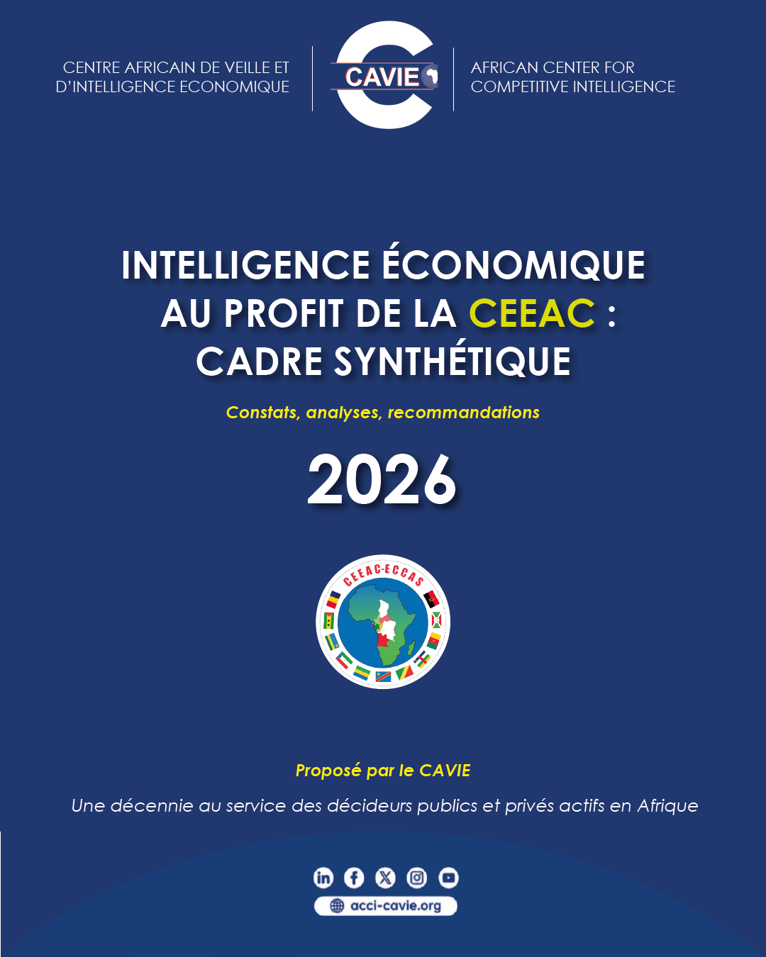 Cadre synthétique de l’intelligence économique CEEAC - CAVIE 2026