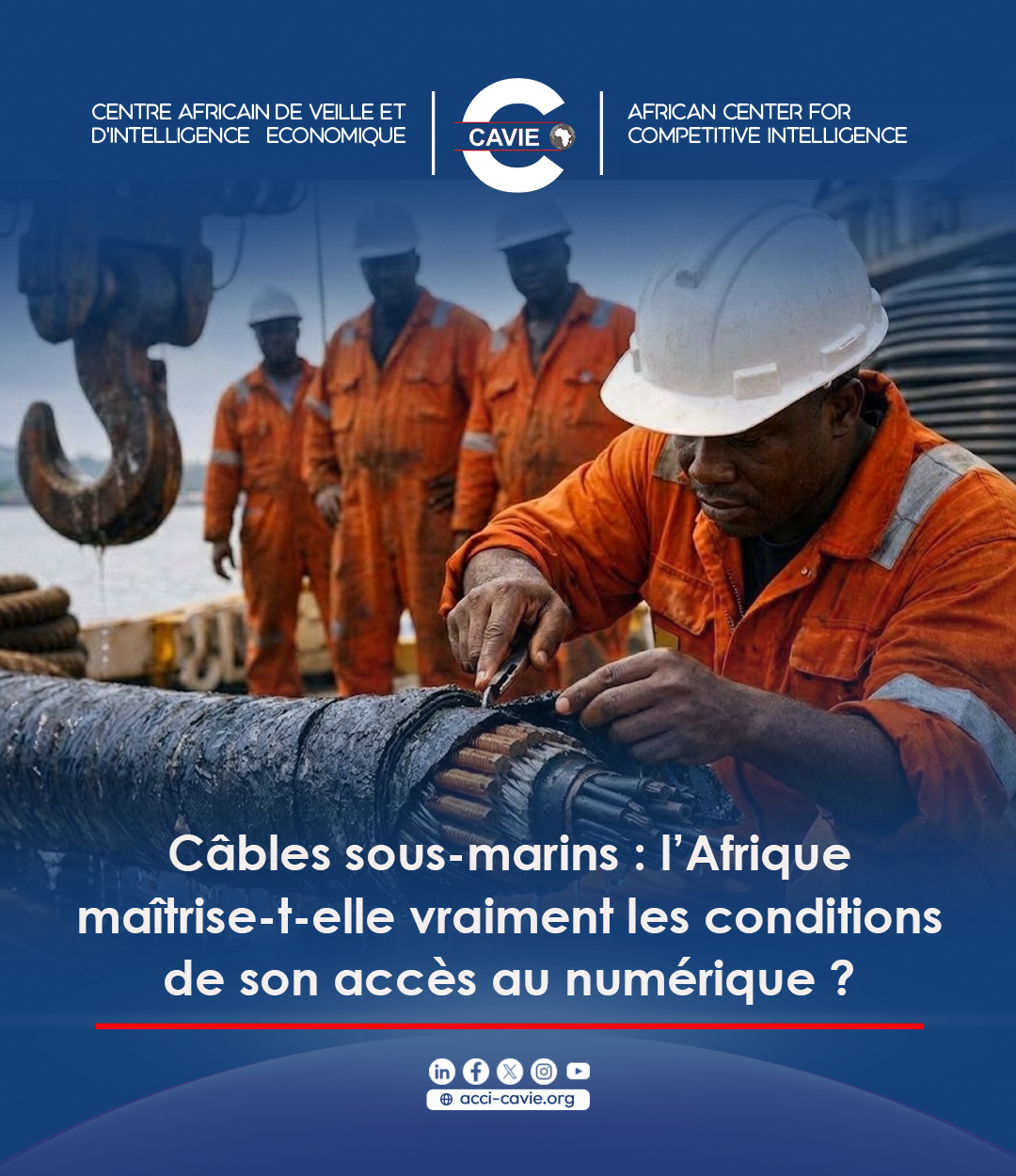 Lire la suite à propos de l’article Câbles sous-marins en Afrique : les choix d’infrastructure qui pèseront sur la compétitivité numérique